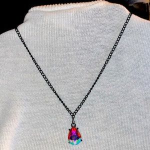 Faceted Teardrop Pendant